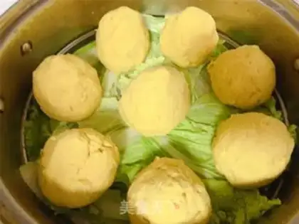 Make Corn bean noodles step 4