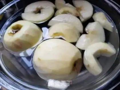 Make Apple dry step 2
