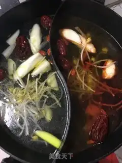 Make Chicken soup, hot hot pan step 2