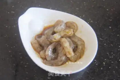 Make Shrimp tofu step 1