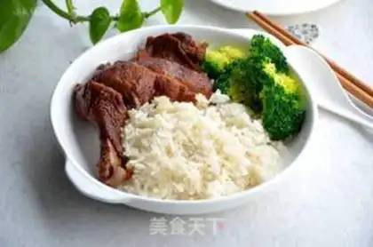 Make Duck rice step 8