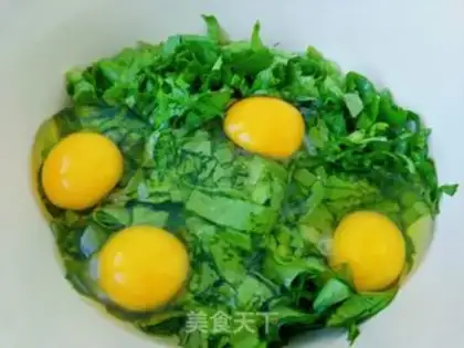 Make Wheat and eggcake step 2