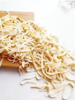 Make Hands on egg noodles step 8