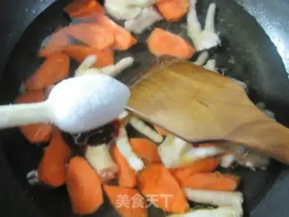 Make Carrot chicken claws step 6