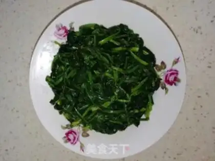 Make Scrambled spinach step 2