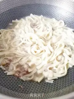 Make Hands on egg noodles step 11