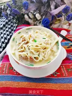 Make Hands on egg noodles step 12