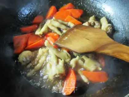 Make Carrot chicken claws step 9