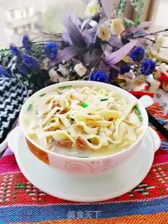Make Hands on egg noodles step 13