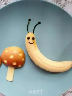 Make Lovely banana snail step 3
