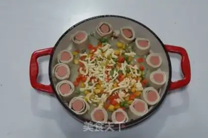 Make Shrimp potato mashed pizza step 15