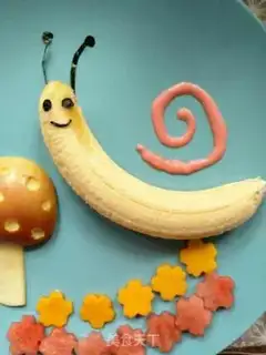 Make Lovely banana snail step 4