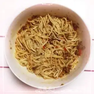 Make Meat sauce noodles step 3