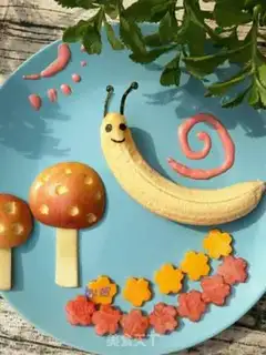 Make Lovely banana snail step 5