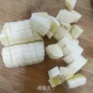Make Banana souffle step 1