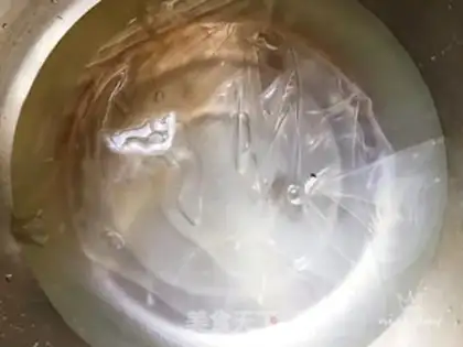 Make cucumber silk powder step 2