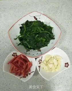 Make Scrambled spinach step 2
