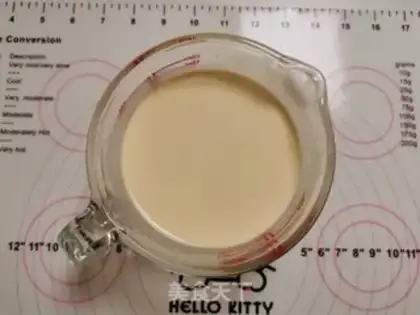Make Caramel pudding step 2