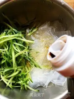 Make cucumber silk powder step 9