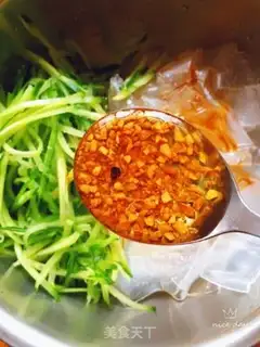 Make cucumber silk powder step 10