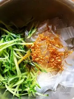 Make cucumber silk powder step 11