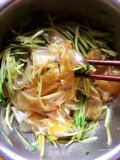 Make cucumber silk powder step 12