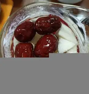 Make Black sugar pear date tea step 2