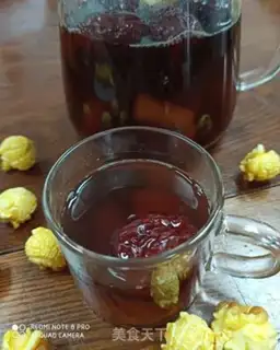 Make Black sugar pear date tea step 3