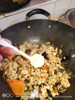 Make Chicken chest fried mushrooms step 5
