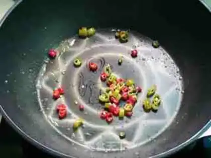 Make # Rhods dry and fried peas # step 6