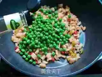 Make # Rhods dry and fried peas # step 7