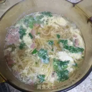 Make Hot cabbage for corn noodles step 8