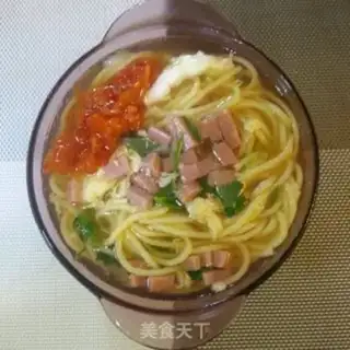 Make Hot cabbage for corn noodles step 12