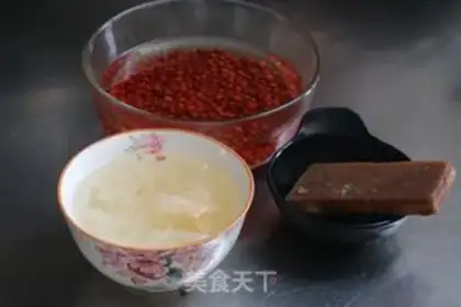 Make The silver spoon of red beans step 0