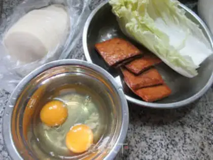 Make ♪ Egg-dry-dry-bucket dumplings ♪ step 0