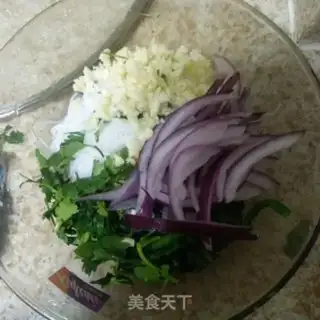 Make A spinach mix fan step 4