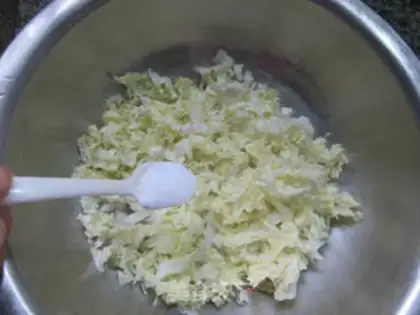 Make ♪ Egg-dry-dry-bucket dumplings ♪ step 2