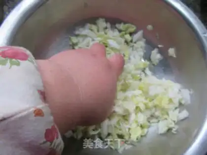 Make ♪ Egg-dry-dry-bucket dumplings ♪ step 3
