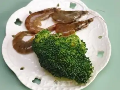 Make Shrimp mud from broccoli step 0