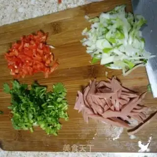 Make Rusty ham and eggs step 1