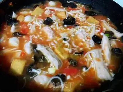 Make Tomato gin and mushroom soup step 7