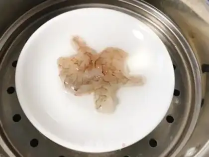 Make Shrimp mud from broccoli step 3