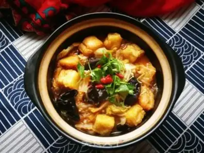 Make Tofu pickles, greasy chords step 11