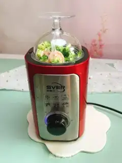 Make Shrimp mud from broccoli step 5