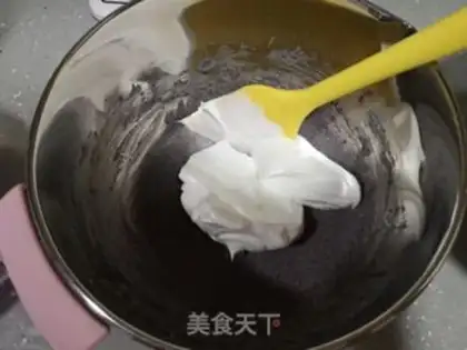 Make Black rice steam cake step 5