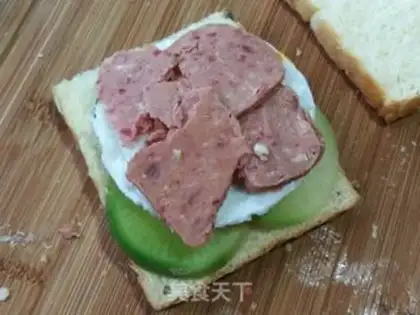Make Egg radish sandwich step 5
