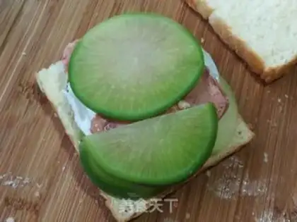 Make Egg radish sandwich step 6