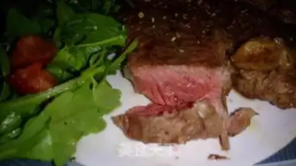 Make Steak with salad step 13