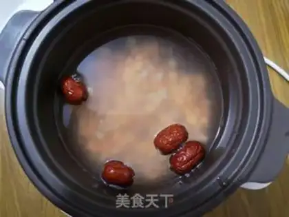 Make Potato peanut congee step 6