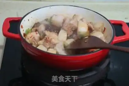 Make Potato red meat step 6